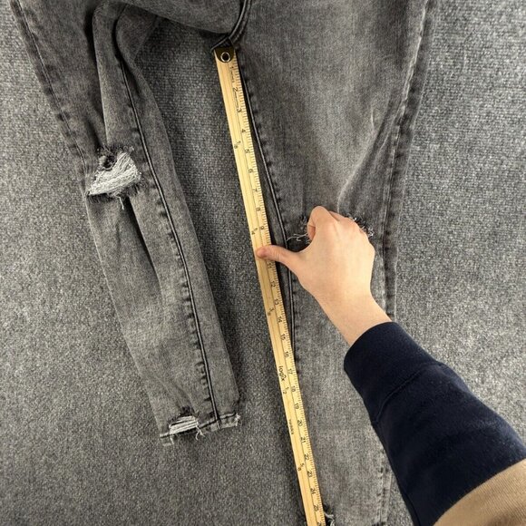 BKE Billie Gray Denim Jeans Slim Fit High Rise Ankle Skinny Stretch ACTL 29x27 - Picture 7 of 16